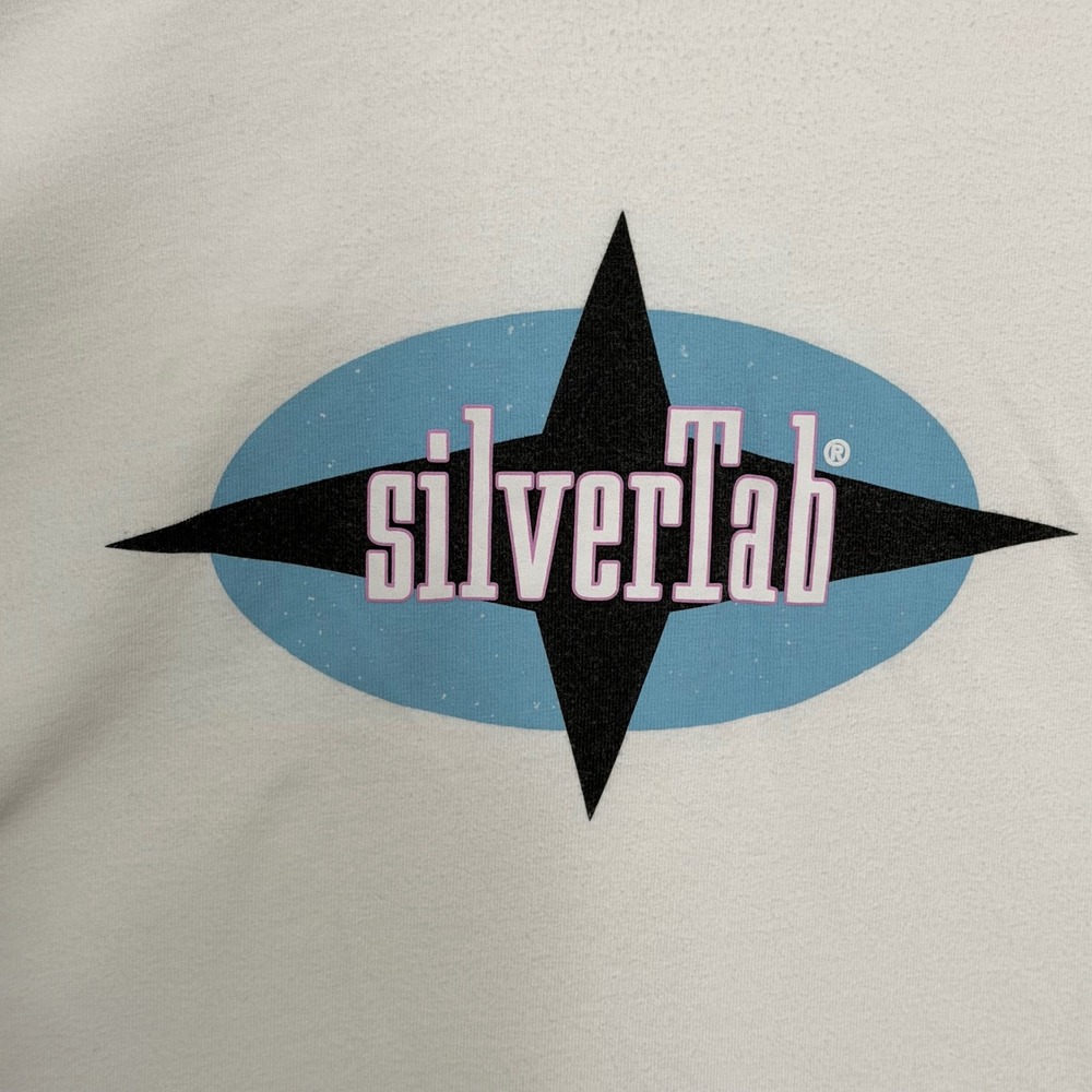 Levi's‎ SilverTab Graphic T-Shirt Mens Large White Relaxed Fit Logo - Picture 2 of 8